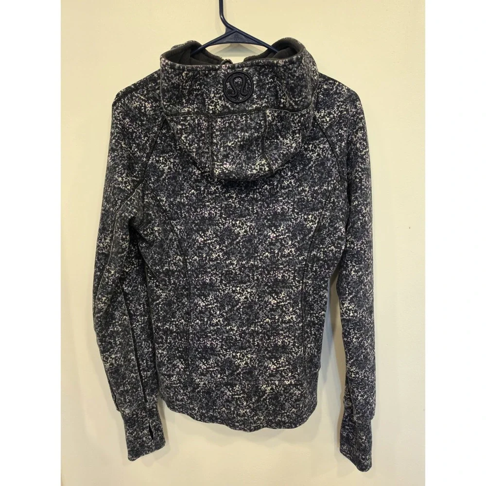 Lululemon Full Zip Scuba Hoodie Fleece Women Size 6 Elevated Basics Thumb Holes